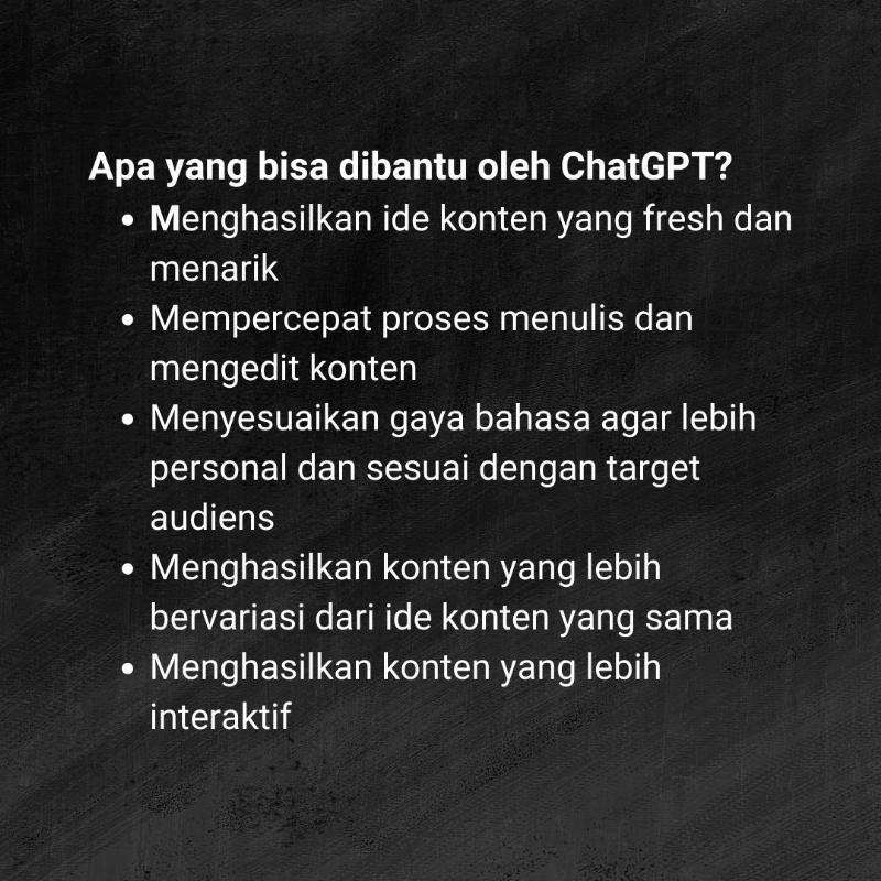 Content Writing Hack: Optimasi ChatGPT untuk Membuat Konten yang Lebih Cepat dan Mudah