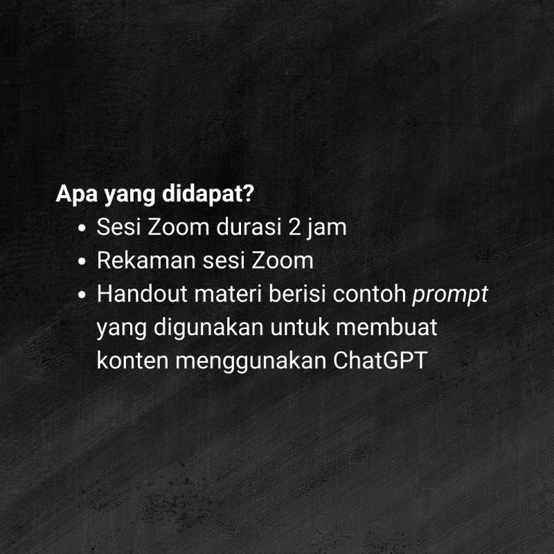Content Writing Hack: Optimasi ChatGPT untuk Membuat Konten yang Lebih Cepat dan Mudah