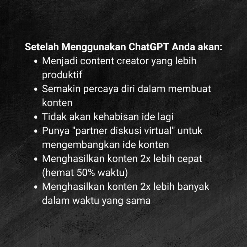 Content Writing Hack: Optimasi ChatGPT untuk Membuat Konten yang Lebih Cepat dan Mudah