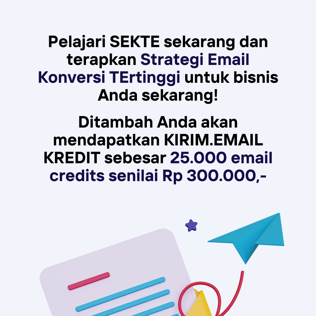 SEKTE: Strategi Email Konversi TErtinggi