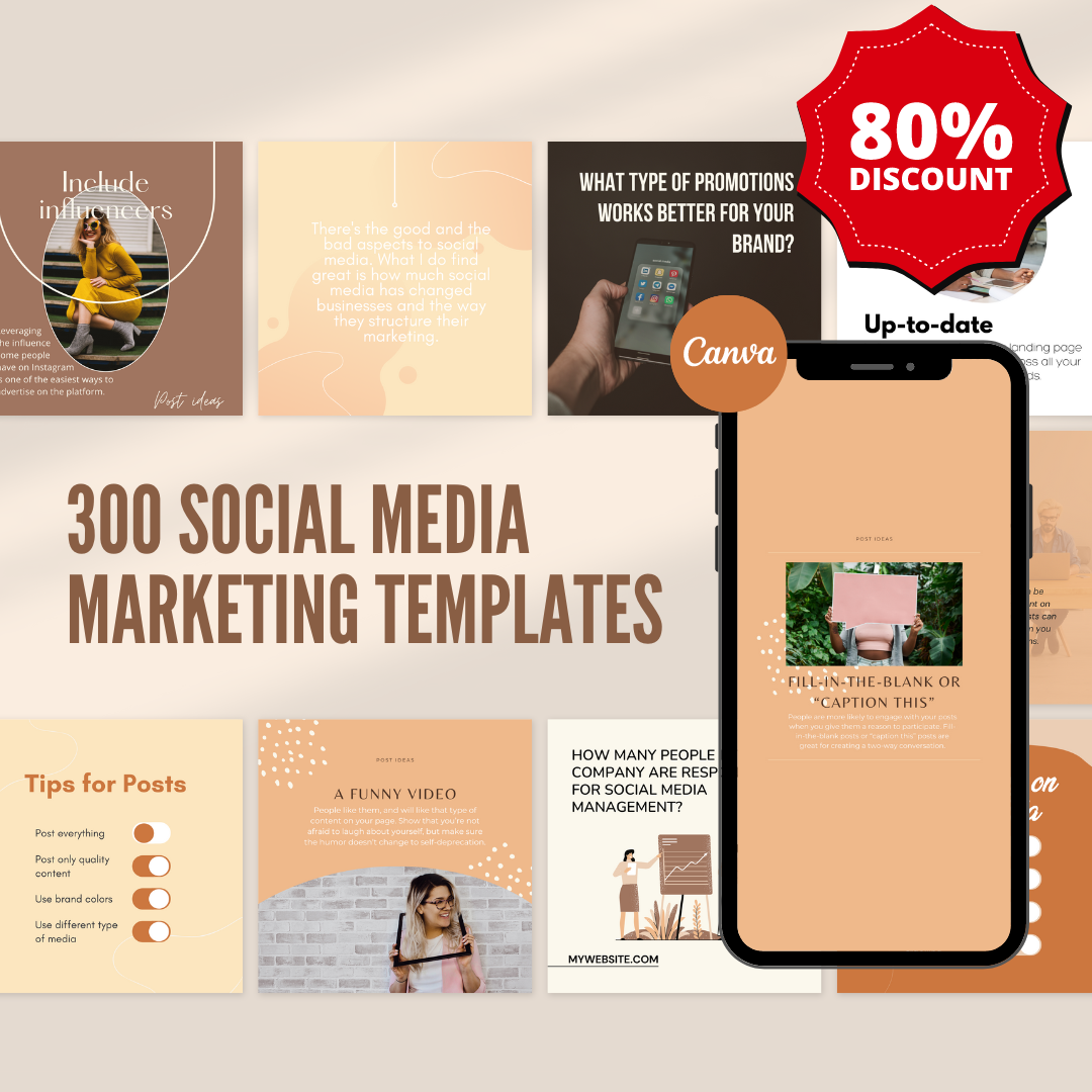 300 Social Media Manager Templates