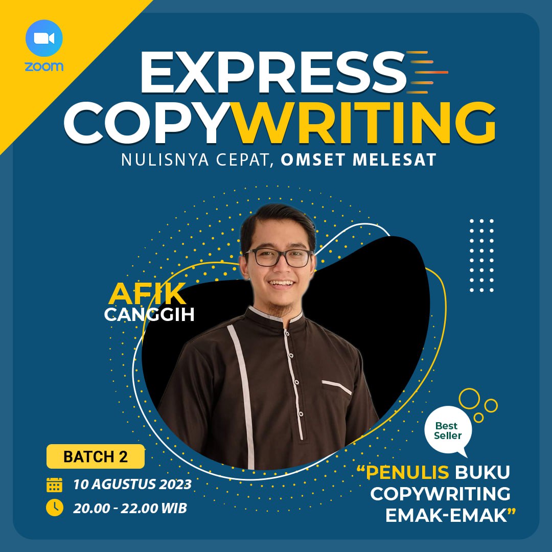 Webinar Zoom Express Copywriting (Batch #2)