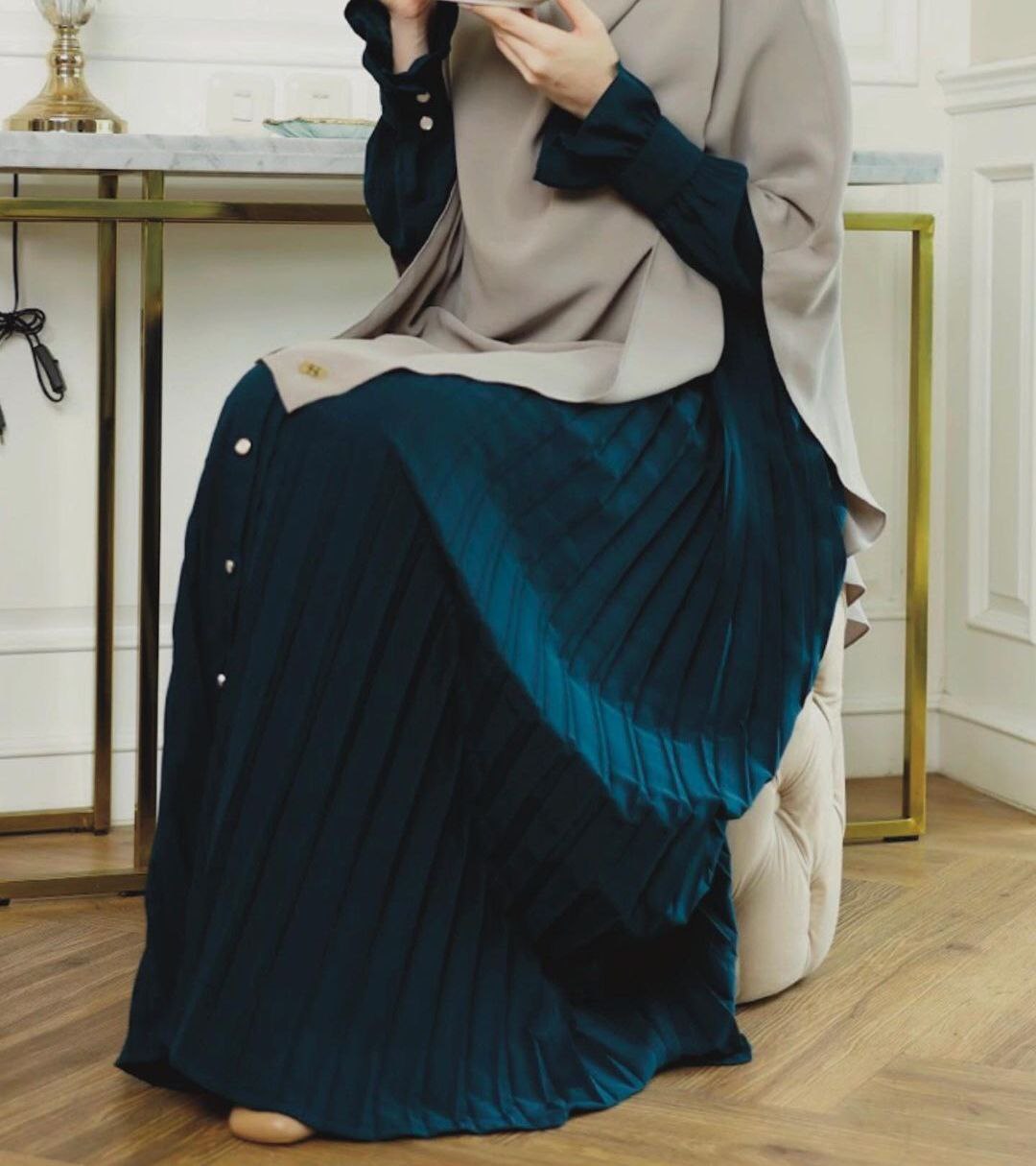 Tsabita Dress Dark Teal