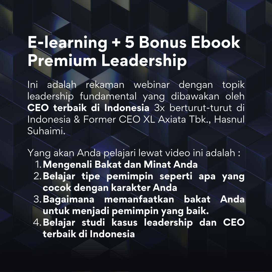 Cara Jitu Jadi Pemimpin bersama The Best CEO 3x berturut-turut