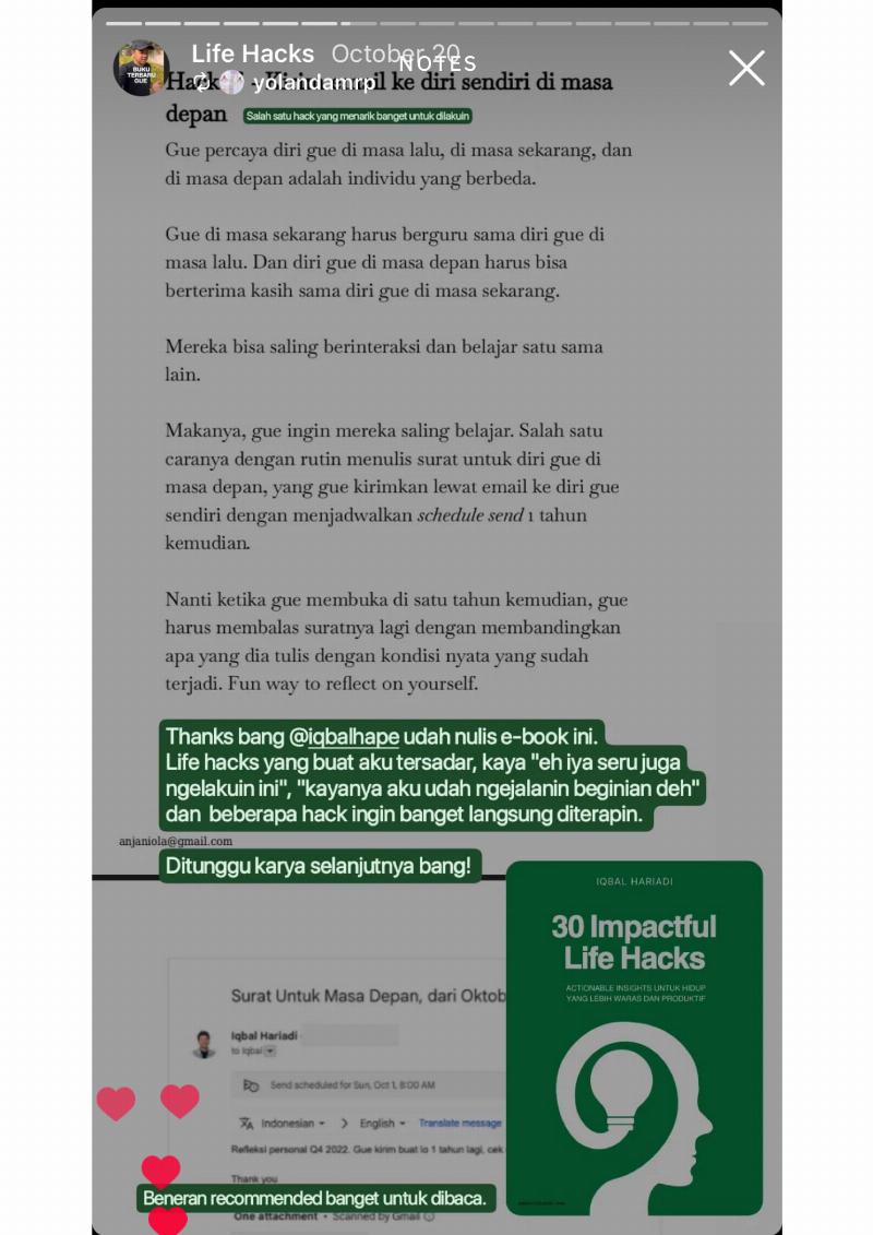 30 Impactful Life Hacks - Iqbal Hariadi (Ebook)