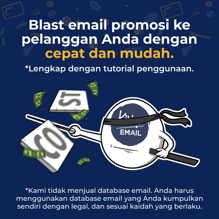 Prabayar 25.000 Email Credits