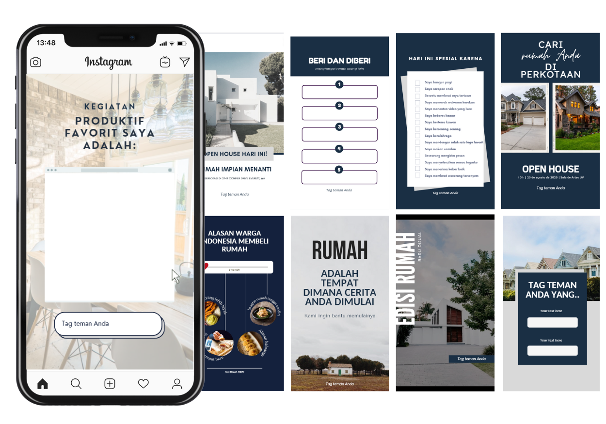 [Upgrade Versi Bahasa Indonesia] 1.000+ Template Properti & Real Estate Siap-Pakai untuk Agen Properti