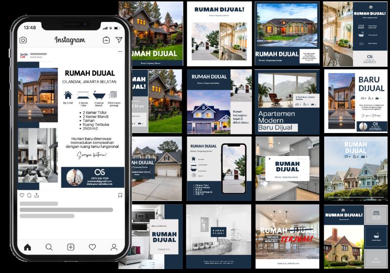 [Upgrade Versi Bahasa Indonesia] 1.000+ Template Properti & Real Estate Siap-Pakai untuk Agen Properti
