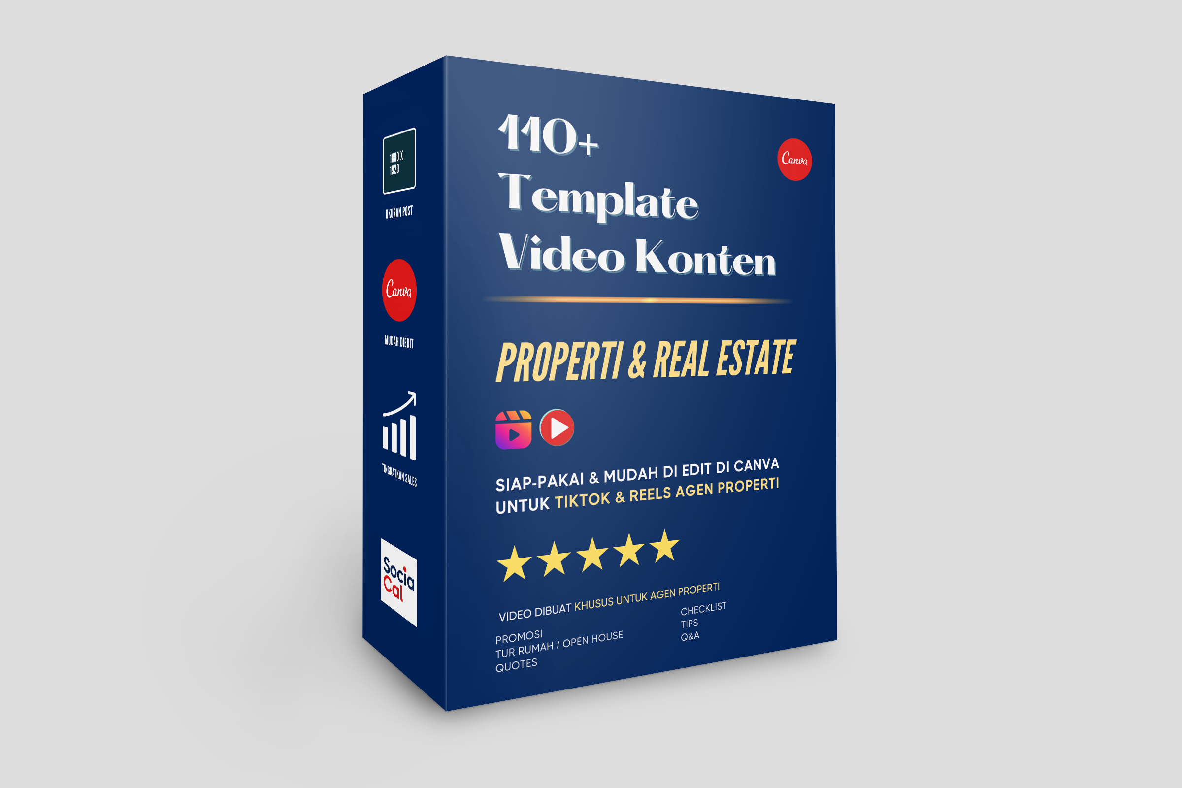 110+ Template Video Reels & Tiktok Properti Siap-Pakai untuk Agen Properti