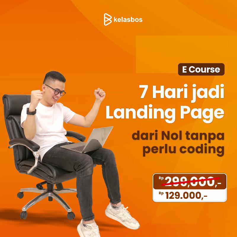 Ecourse: 7 Hari Jadi Landing Page