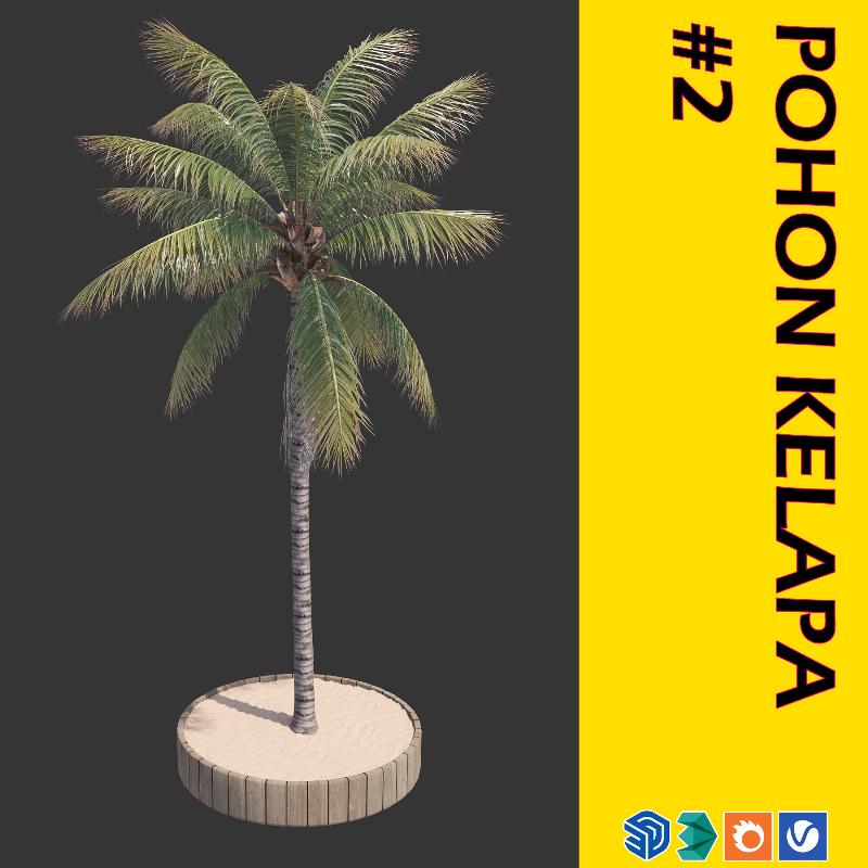 18. POHON KELAPA #2 (COCONUT TREE)
