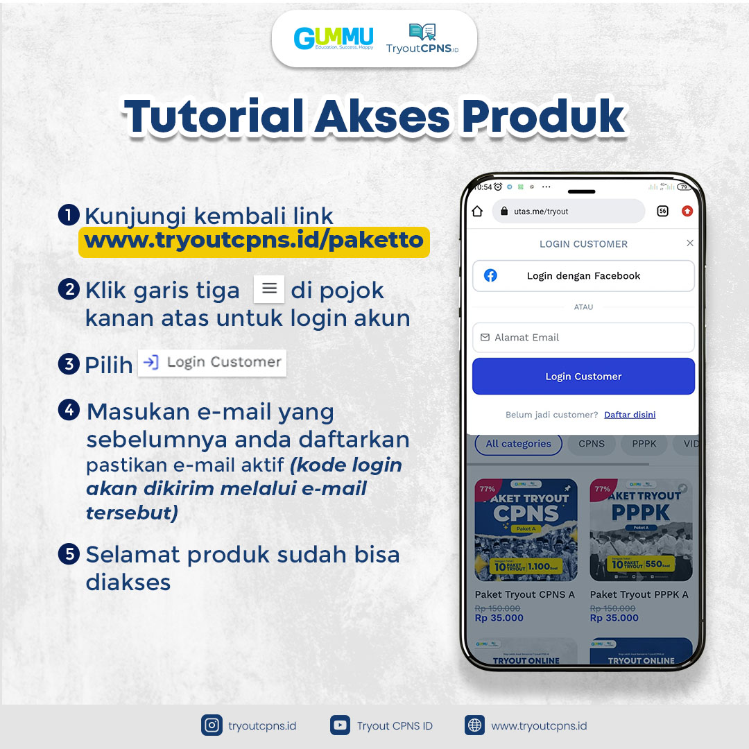 TUTORIAL PEMBAYARAN DAN AKSES PRODUK