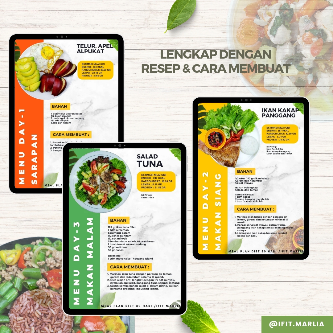 E-Book Meal Plan Diet 30 Hari