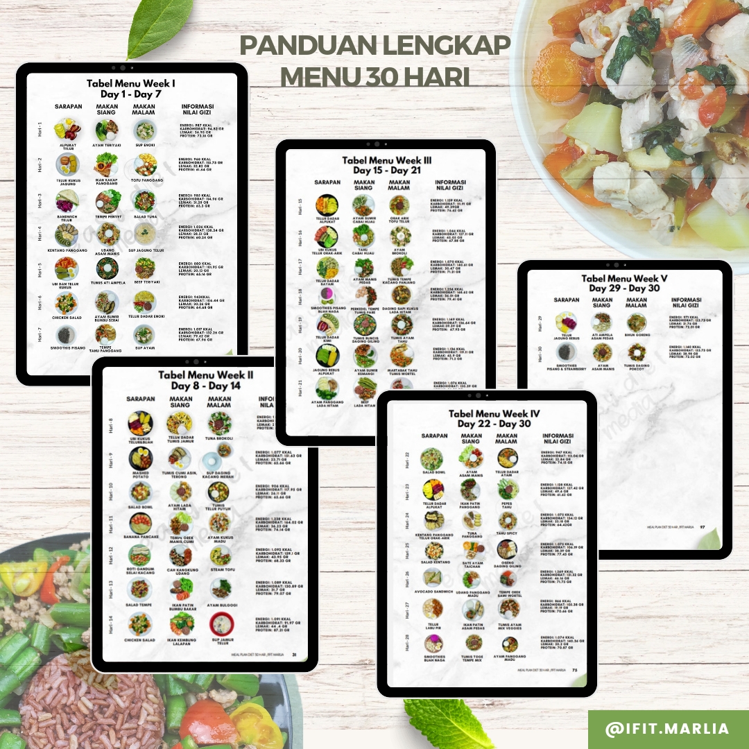 E-Book Meal Plan Diet 30 Hari