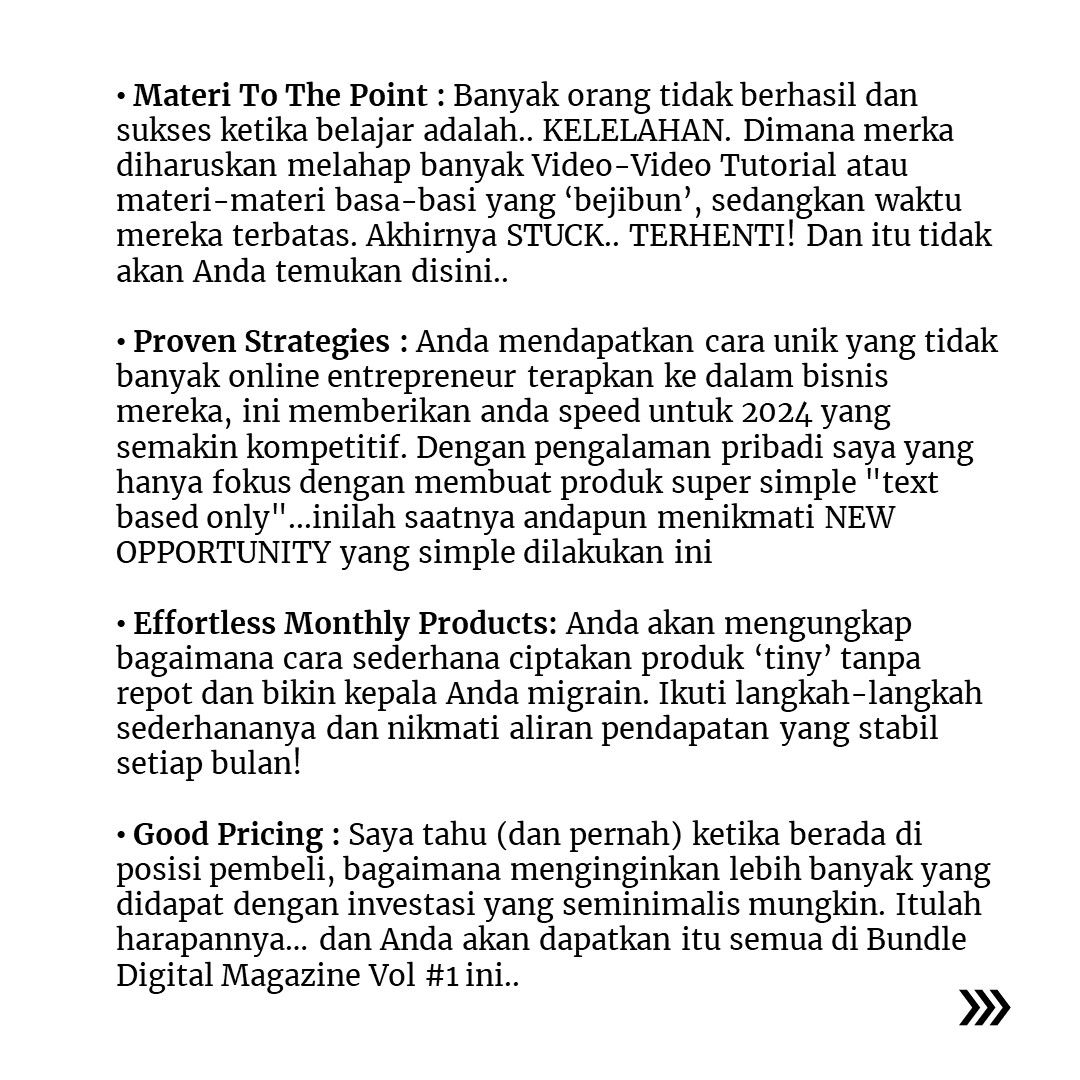 Bundle Digital Magazine 2024