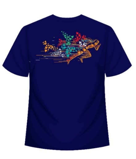 Size 5XL lengan panjang Dry Fit Komet Runner 