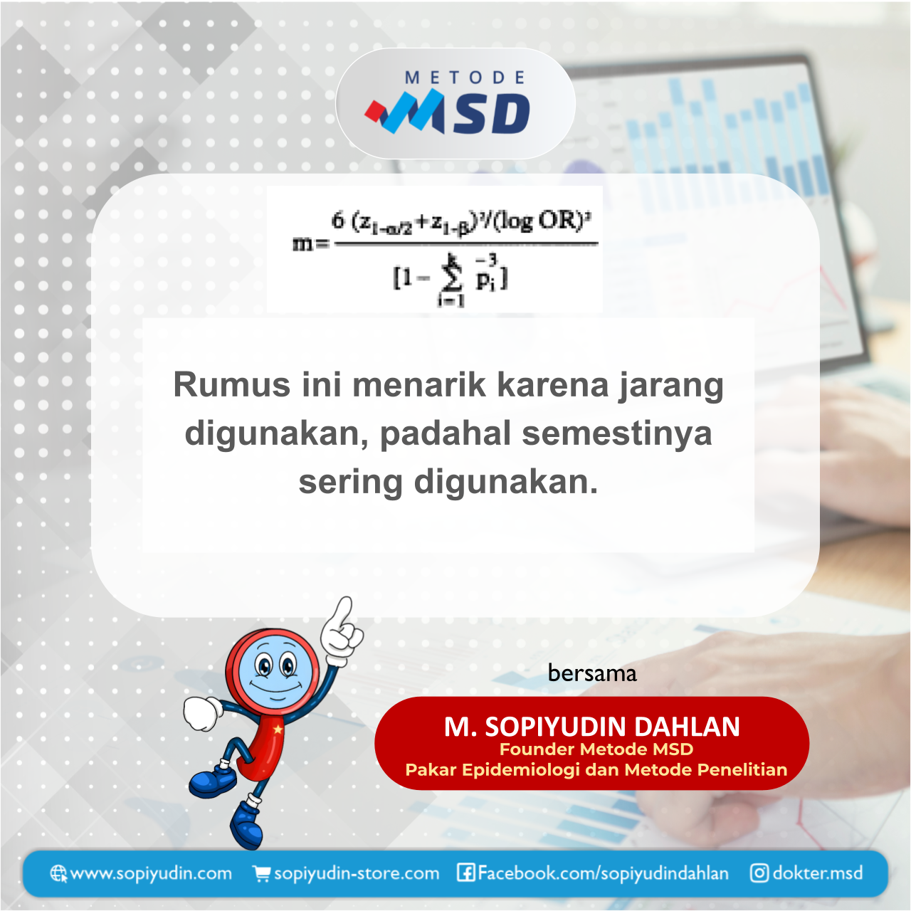 Rumus besar sampel untuk skala ordinal