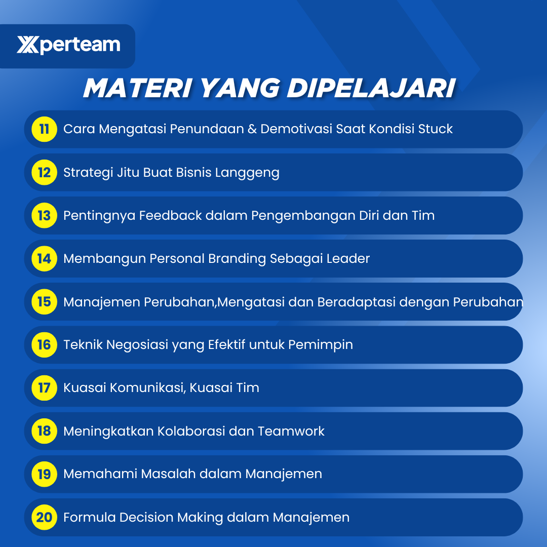 Owner & Leader Skill - Bagaimana menjadi Owner / Leader yang menginspirasi oran lain untuk take action