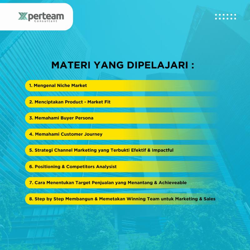 Growth Marketing & Sales - Meningkatkan Omset Dengan Aktifitas Marketing Yang Powerfull