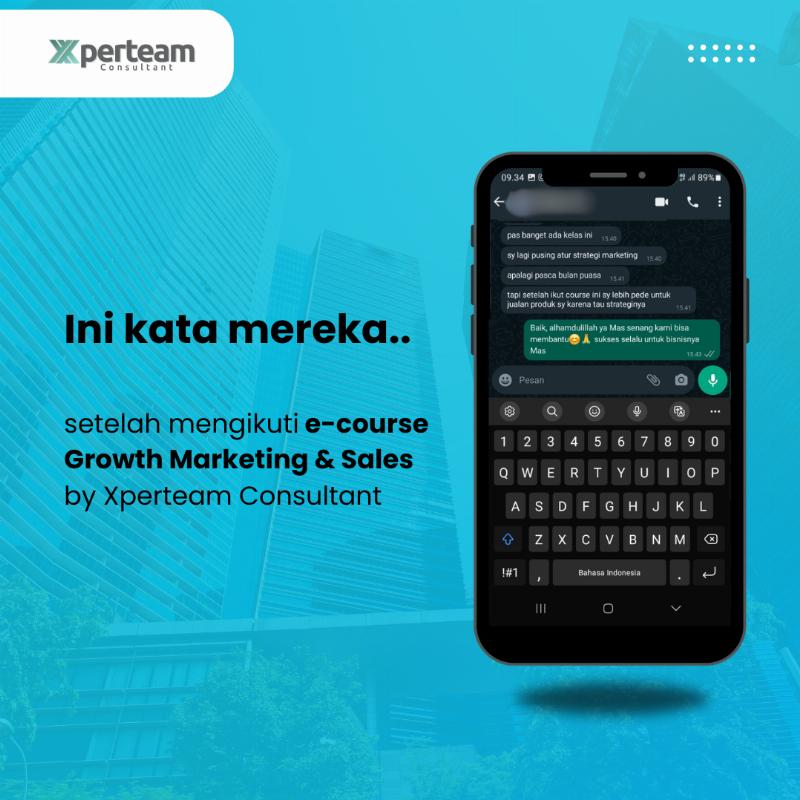 Growth Marketing & Sales - Meningkatkan Omset Dengan Aktifitas Marketing Yang Powerfull