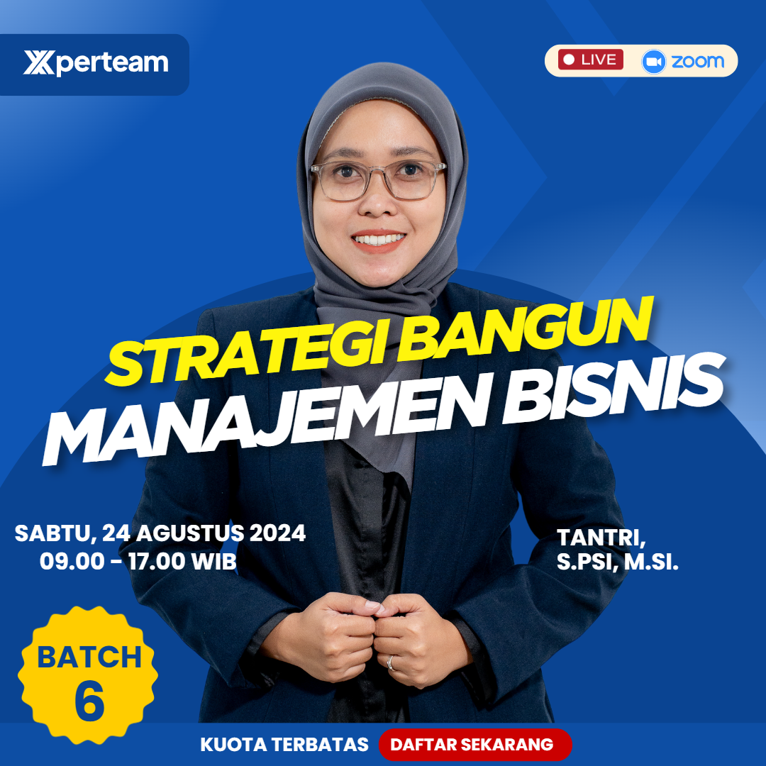 Fullday Webinar Batch 6 - Strategi Bangun Manajemen Bisnis 