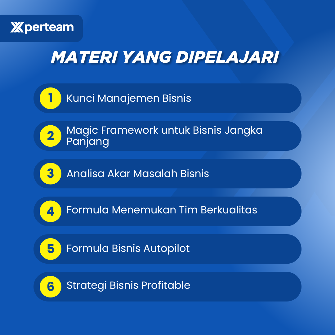 Fullday Webinar Batch 8 - Strategi Bangun Manajemen Bisnis 