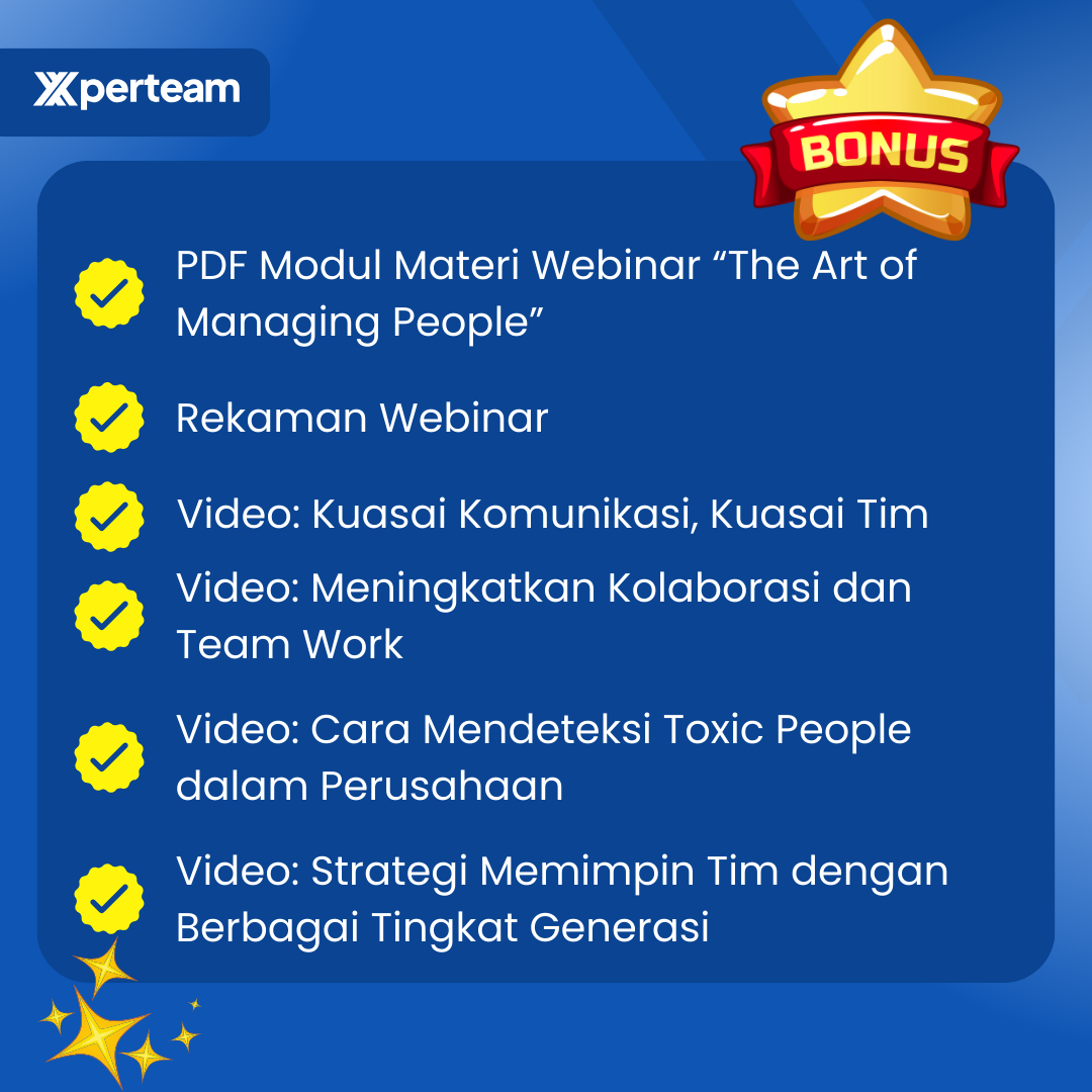 Webinar - The Art of Managing People