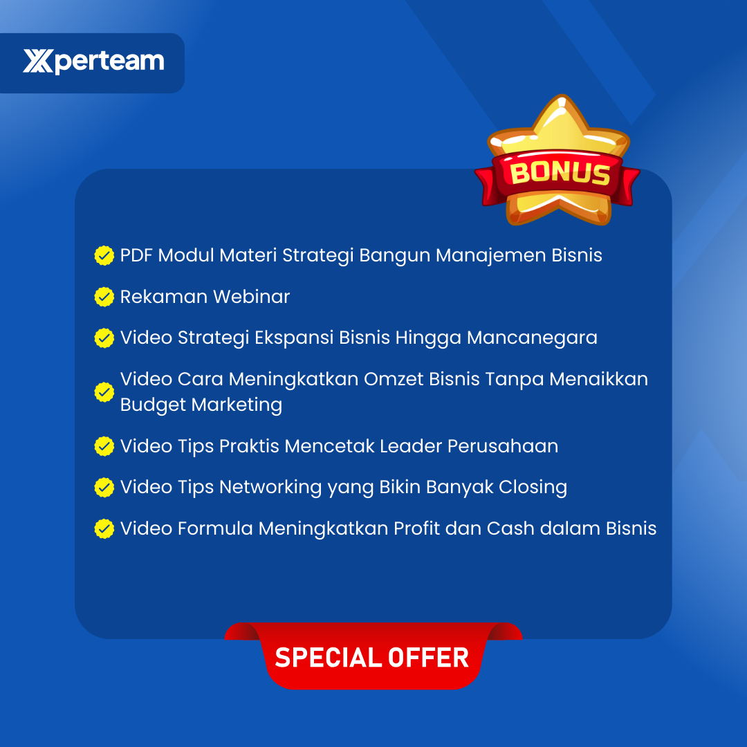 [Batch 9] Fullday Webinar - Strategi Bangun Manajemen Bisnis 