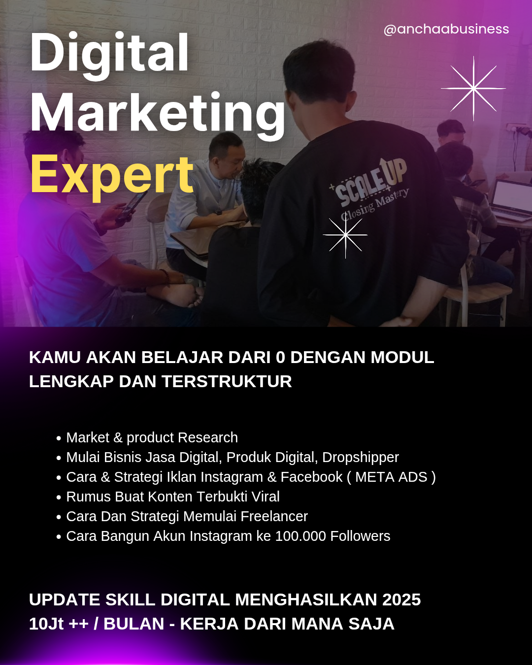 Masterclass Instagram for business 2025 Autopilot ( Bisnis Produk Digital - Dropship Produk Fisik - Bisnis Jasa Digital )