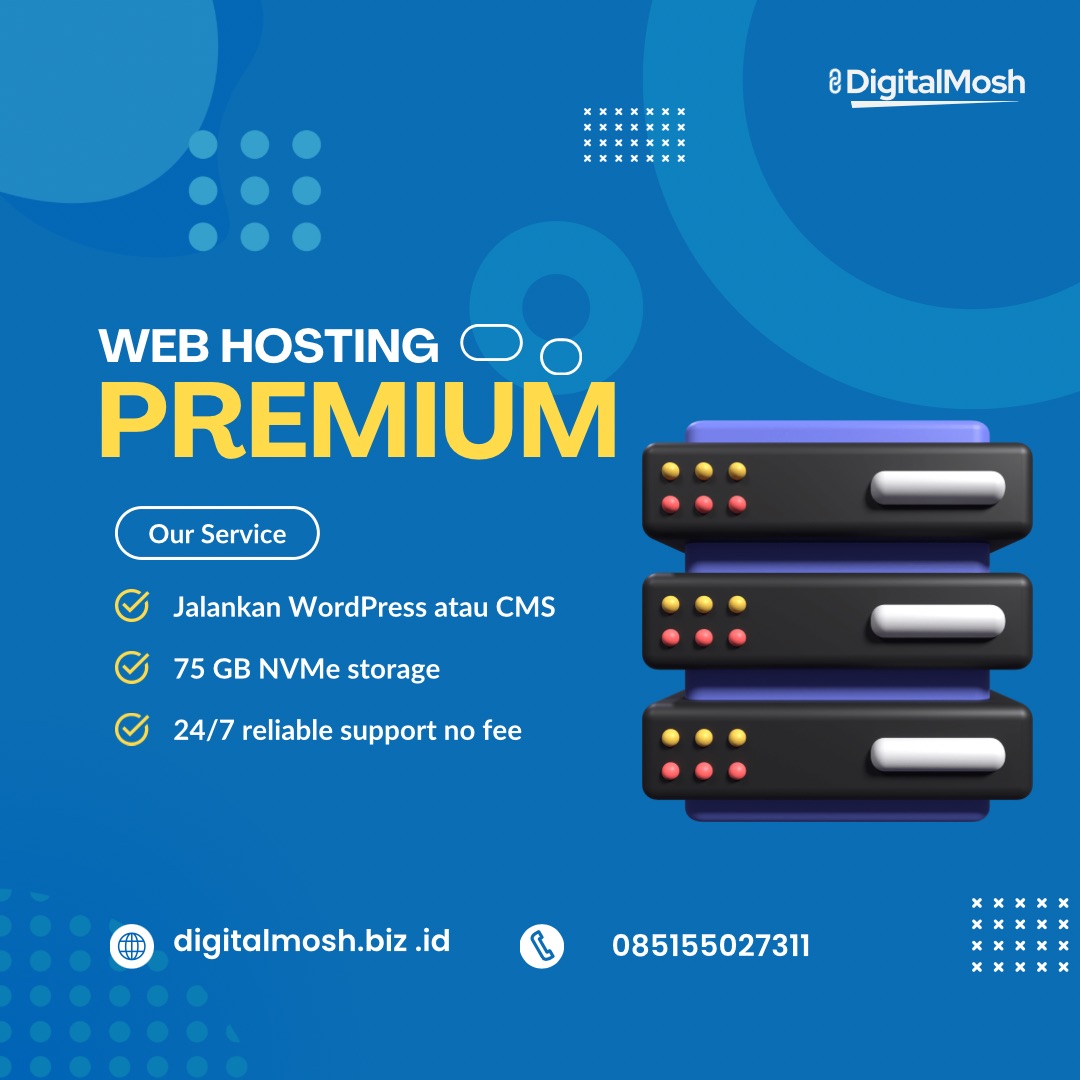 🔥 PROMO WEB HOSTING 75GB – CEPAT, AMAN, DAN TERJANGKAU! 🔥