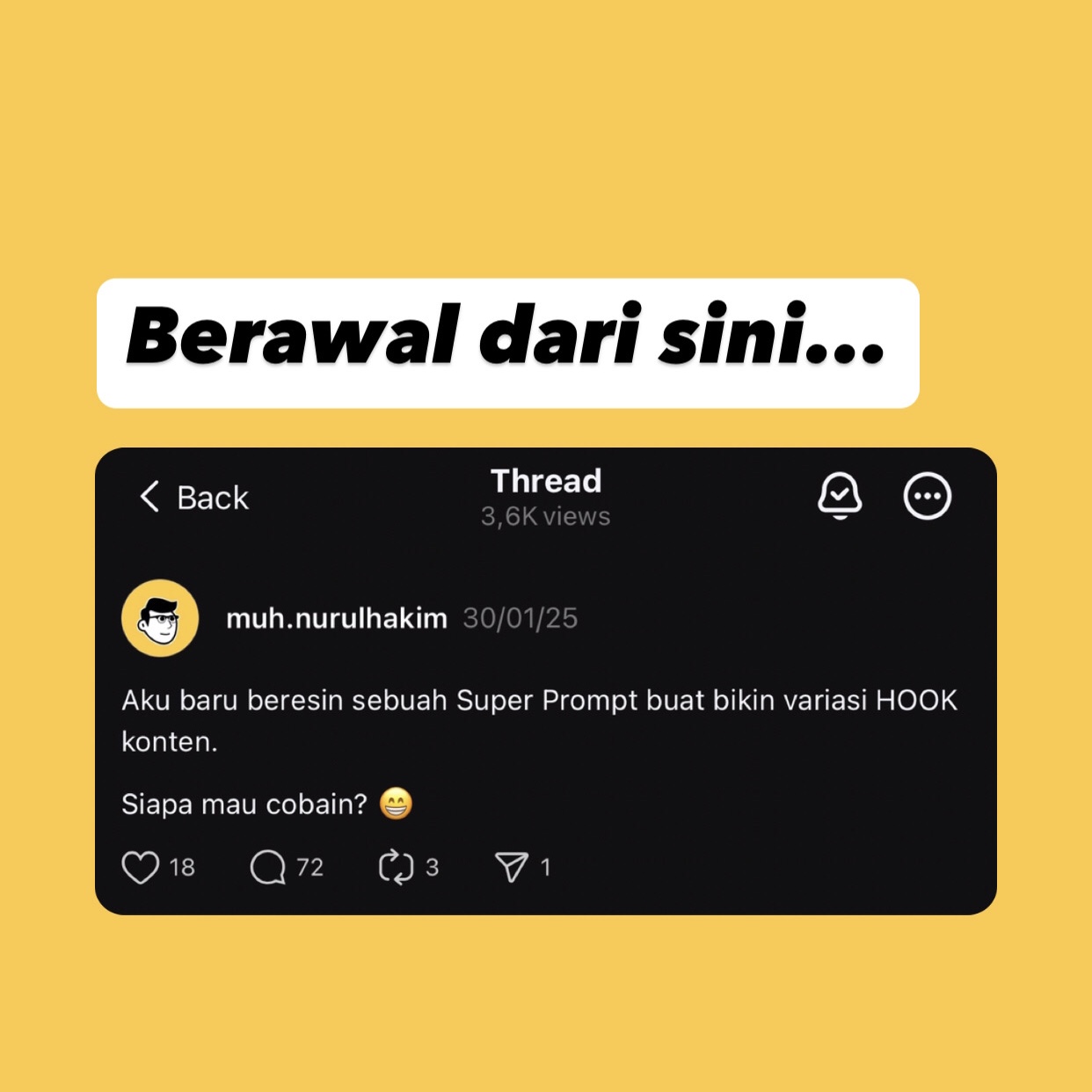 Super Prompt untuk Bikin Hook Konten