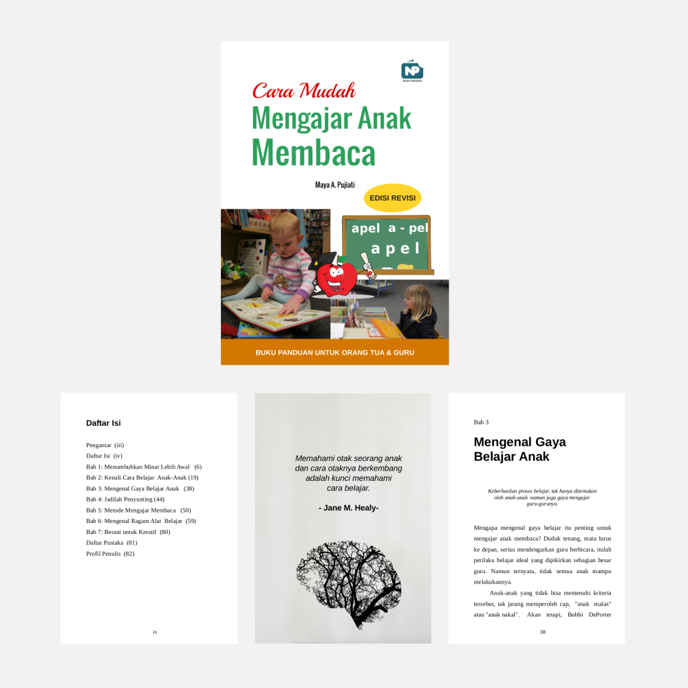 Paket 23 Ebook Belajar Membaca dan Menulis