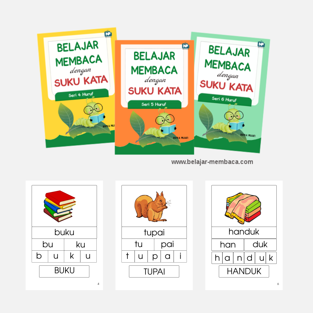 Paket 23 Ebook Belajar Membaca dan Menulis