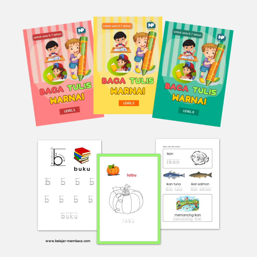 Paket 23 Ebook Belajar Membaca dan Menulis