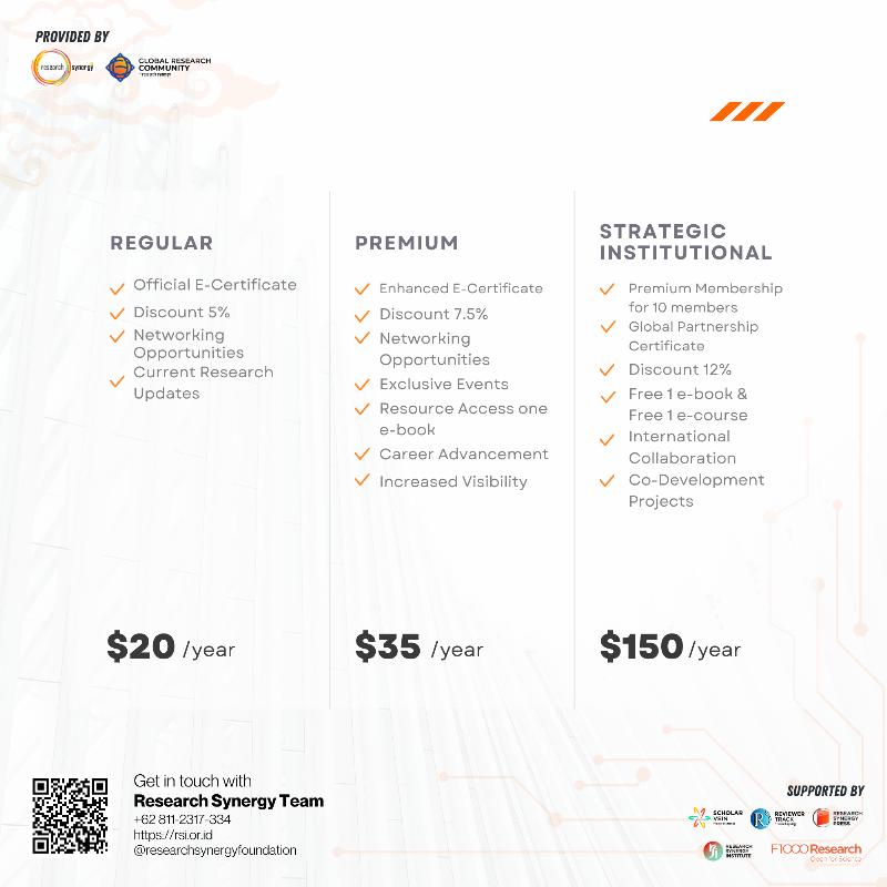 Regular Membership of RSF Global Research Ecosystem