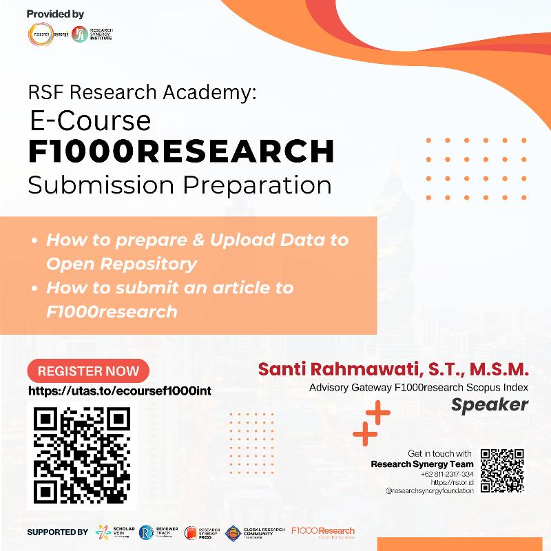 E-Course - F1000research SCOPUS Q1 Submission Preparation