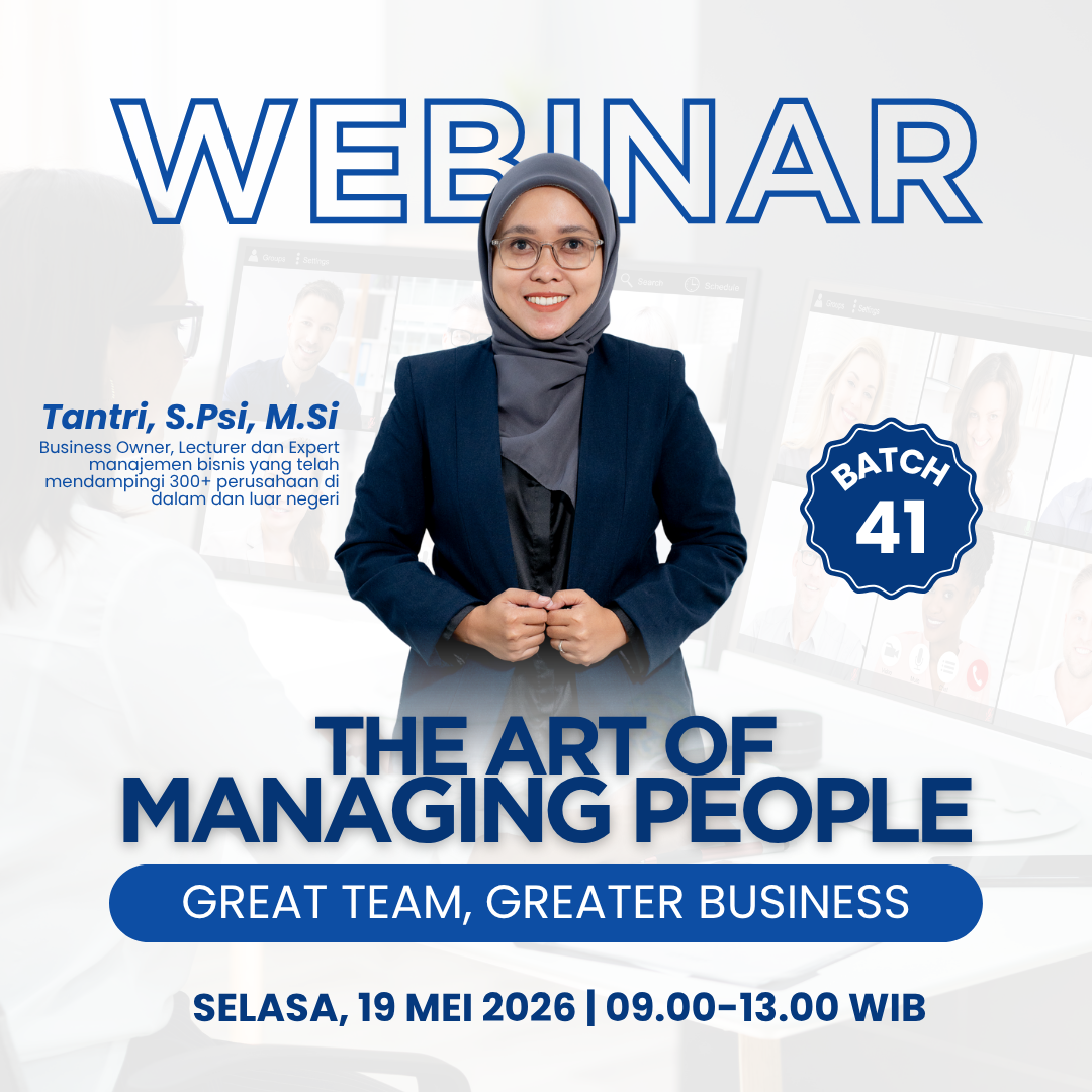 Webinar The Art of Managing People: Great Team, Greater Business - BATCH 41