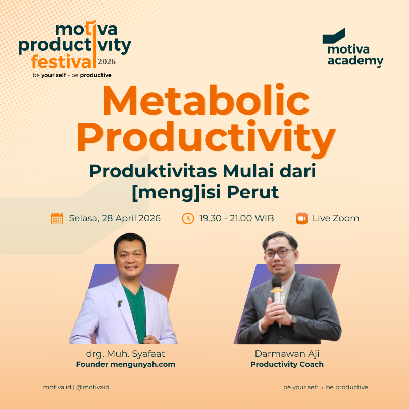 Sesi 1: Metabolic Productivity — Produktivitas Dimulai dari Isi Perut
