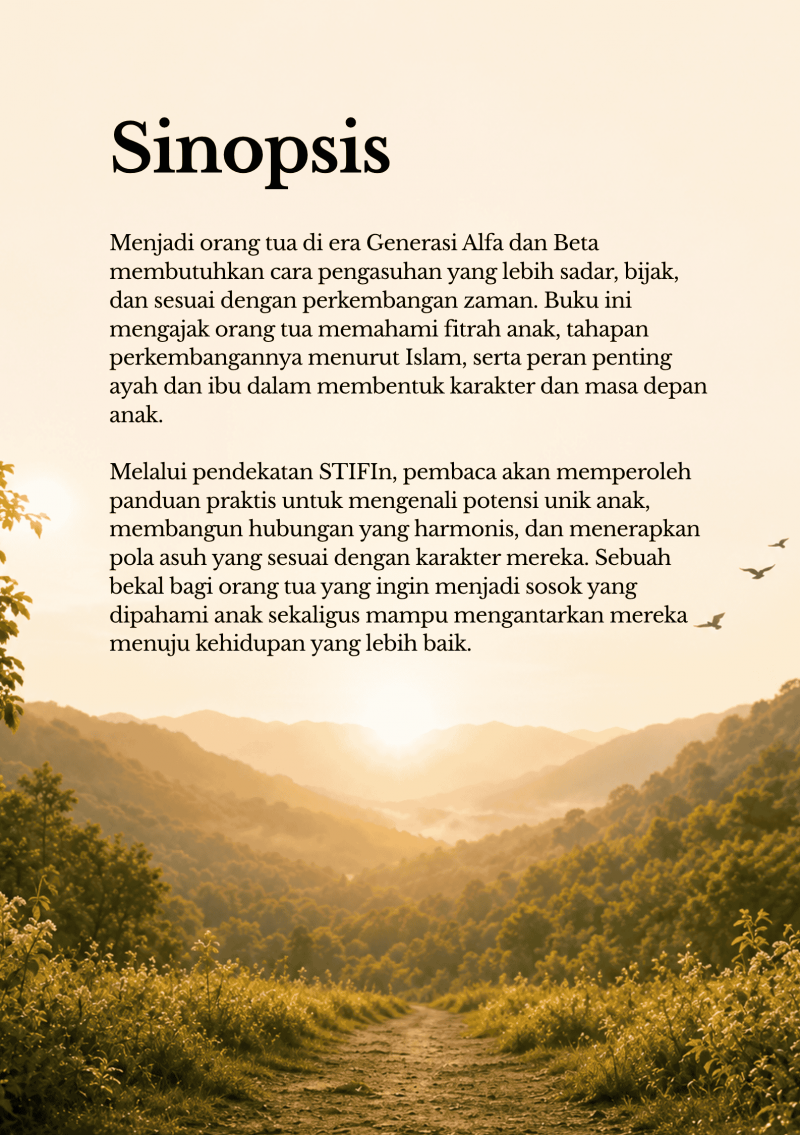 New! eBOOK : Menjadi Orang Tua Yang Dipahami Anak (Pendekatan STIFIn dalam Pengasuhan)