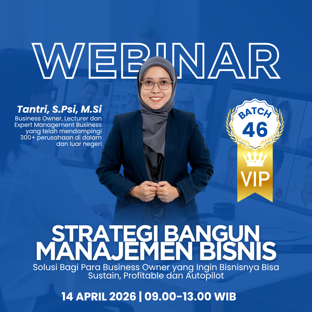Webinar Strategi Bangun Manajemen Bisnis - BATCH 46 - VIP