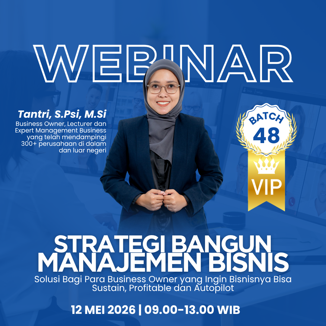 Webinar Strategi Bangun Manajemen Bisnis - BATCH 48 - VIP
