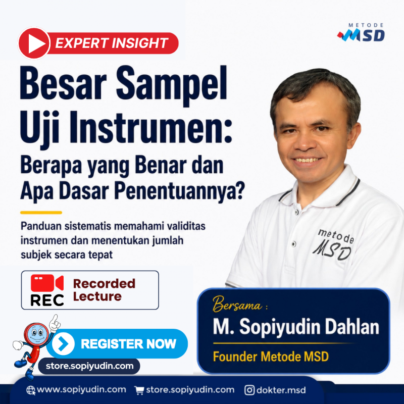 Besar Sampel Uji Instrumen: Berapa yang Benar dan Apa Dasar Penentuannya?
