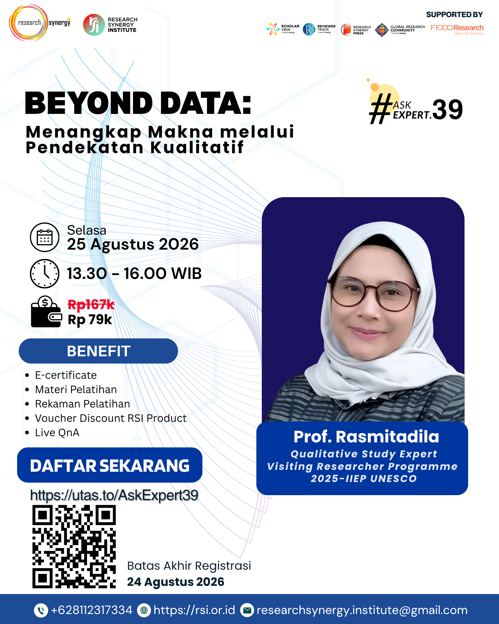 Webinar AskExpert 39: Beyond Data: Menangkap Makna melalui Pendekatan Kualitatif